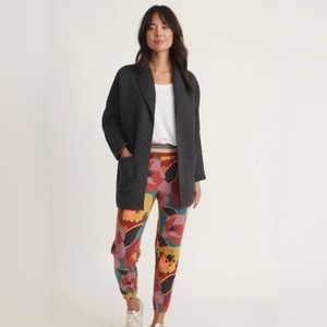 Marine Layer Corbet Coatigan in Black Heather